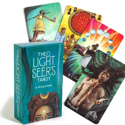 Light see's tarot deck 78 cards with pdf guidebook ideal for tarot readings and spiritual guidance high-quality material perfect