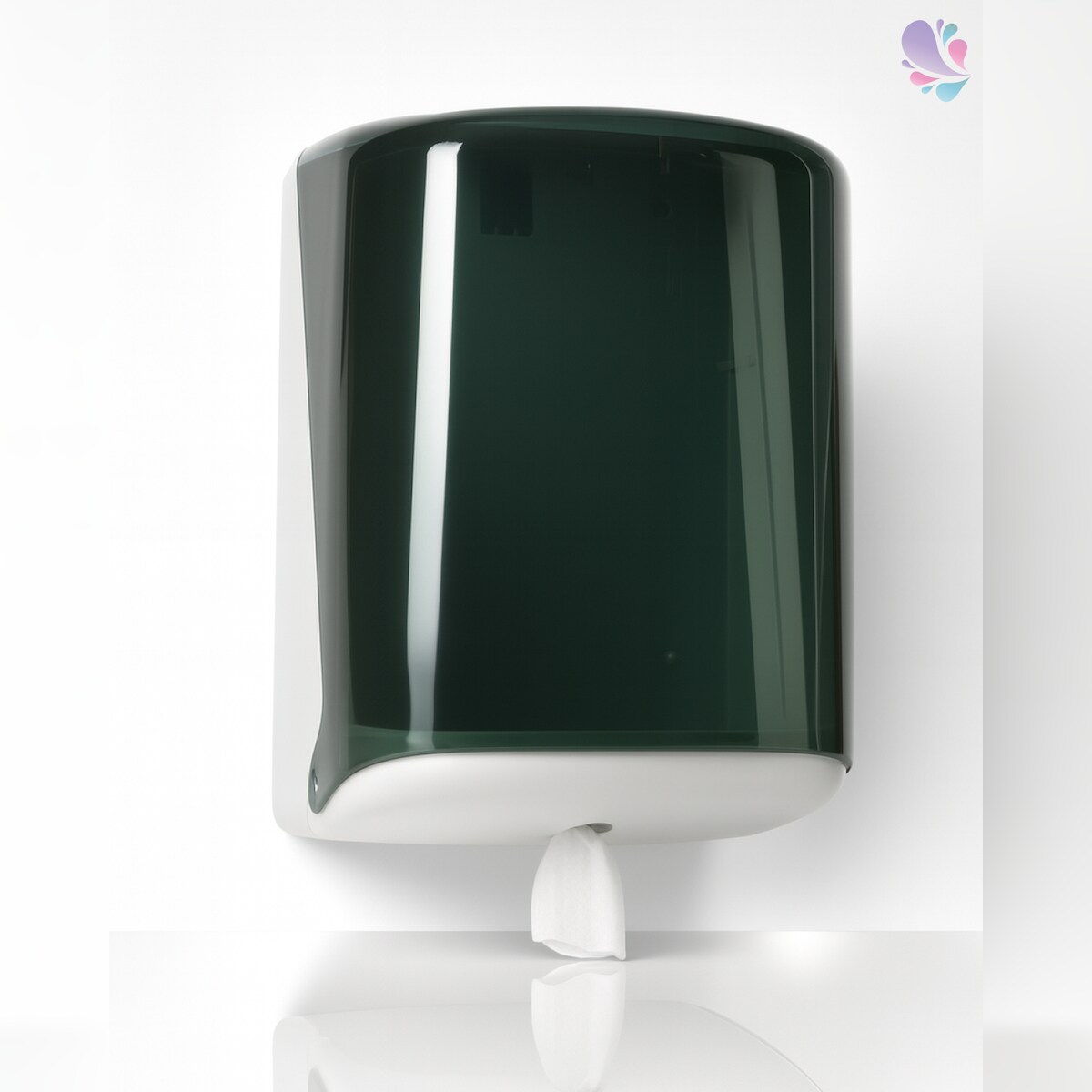 Blanc HYGIENIC Wisch- und Putzpapierspender Azur Midi Box, für Innenabrollung, Kapazität: Ø max. 205 mm je Rolle Image
