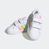 Sneaker ADIDAS SPORTSWEAR "GRAND COURT LIFESTYLE HOOK AND LOOP", Kinder, Gr. 25, weiß (cloud weiß, pulse mint, beam pink), Synthetik, Textil, sportlich, Schuhe, für Kinder, Design auf den Spuren des adidas Superstar
