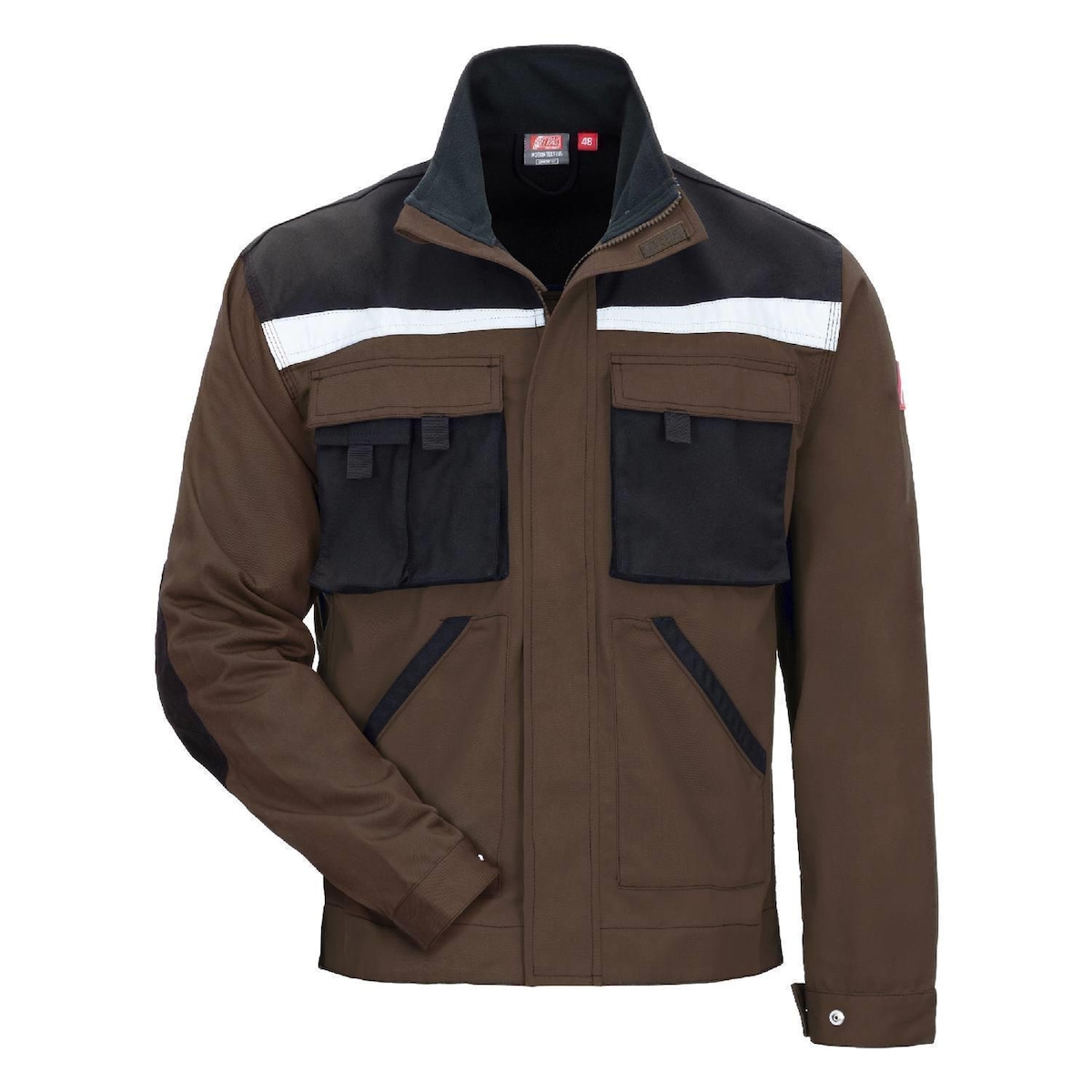 AS Arbeitsschutz Arbeitsjacke Nitras Motion Tex Plus | Gr.54 | atmungsaktiv | braun Image