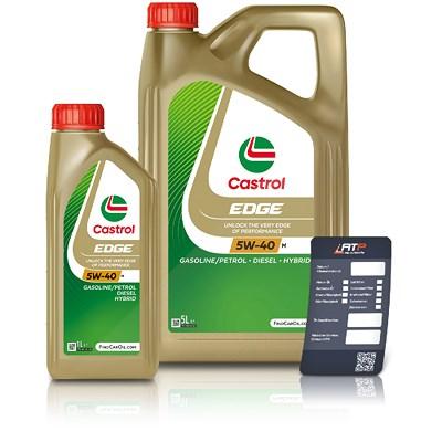 Castrol 6 L EDGE 5W-40 M + Ölwechsel-Anhänger [Hersteller-Nr. 15D3AB] Image