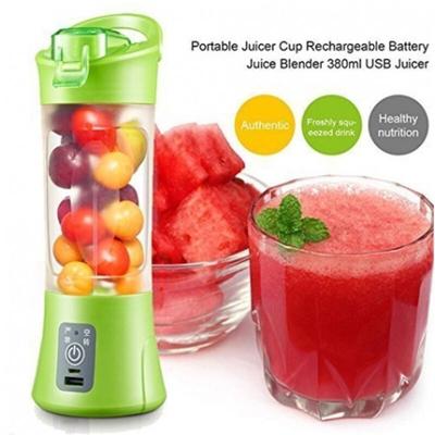 Trade Shop - Tragbare elektrische Zitruspresse, USB-Flaschenmixer, Powerbank, Akku -