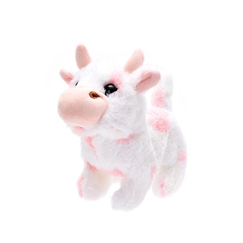 Roboterkuh, elektronisches Plüschkuh-Spielzeug, interaktives Spielzeug, Spaziergänge, Stofftier, Geschenk für Mädchen und Jungen im Alter von 3–6 Jahren