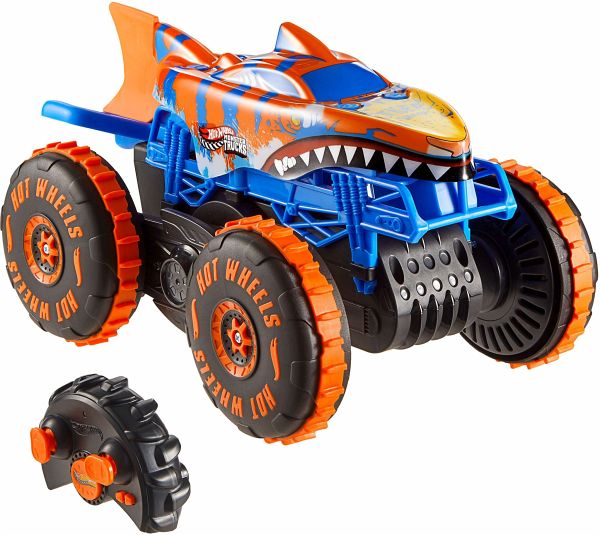 Hot Wheels Monster Trucks Tiger Shark Climber RC-Fahrzeug, batteriebetriebener - Mattel GmbH