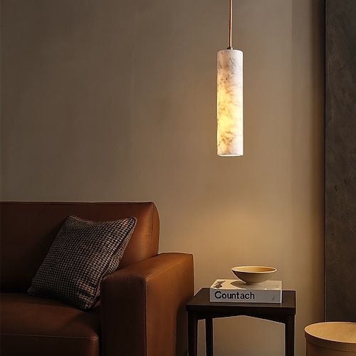 nordische spanische Marmor LED Pendelleuchte für Schlafzimmer Nachttisch Wohnzimmer Esszimmer Dekoration Kronleuchter Lichter, moderne Beleuchtung Image