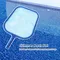 1 pz piscina foglia rastrello Mesh Skimmer Net Pole piscina Spa pulizia Skimmer strumento di pulizia rete per piscina accessori da spiaggia