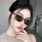 Damen Neue Sonnenbrille Sonnenbrille Damen Premium UV-Schutz Mode Schwarze Sonnenbrille Coole Stil Sonnenbrille Herren Schwarze Brille
