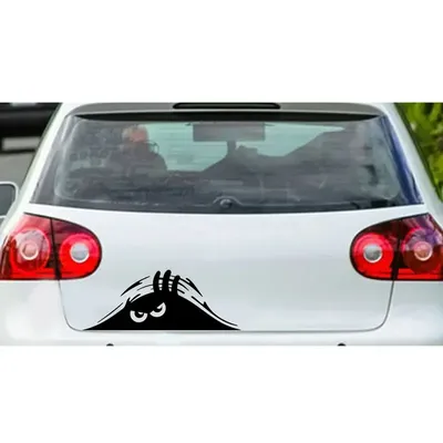 1pc Monster Peeking Auto Aufkleber kreative lustige Vinyl Aufkleber Aufkleber Trim wasserdichte Auto Dekoration Zubehör Image