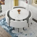 Set tavolo da pranzo rotondo, set tavolo da pranzo da cucina, tavolino rotondo semplice, tavolo da conferenza rotondo, set tavolo da pranzo rotondo moderno