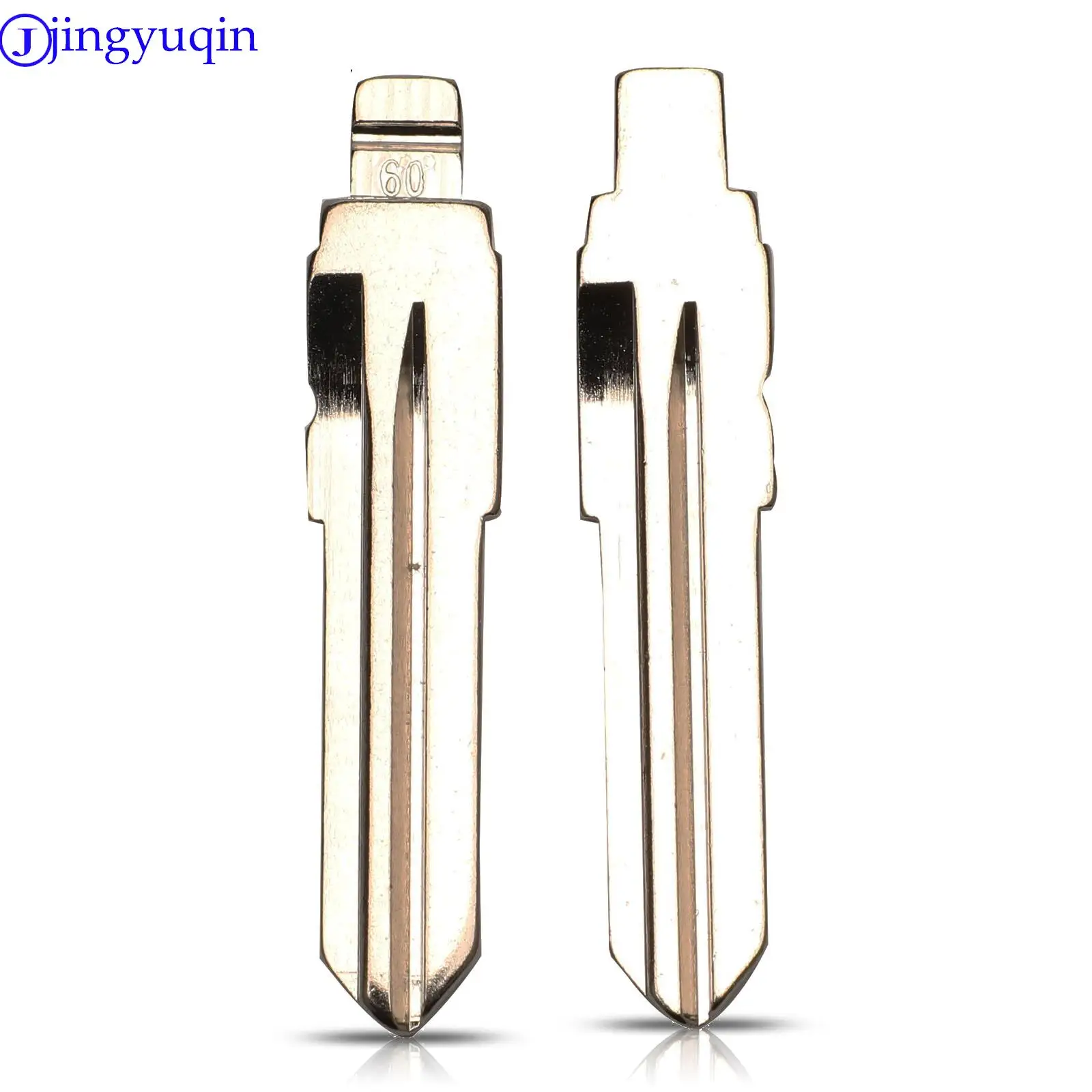 Jingyuqin 10ps #60 Metall ungeschnitten Flip kd Remote Key Blade Typ für Fiat Punto Stilo Seicento Nr. 60 Schlüssel Blank Fob Ersatz Image