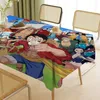 Anime Comics O-Ones P-Stücke Hippie Tischdecke Küche Hochzeit Urlaub Tischdekoration Tischdecke Outdoor Picknick Tischdecke