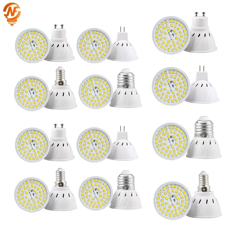 1-10 Stück LED-Strahlerlampen GU10 MR16 E14 E27 AC110V 220V Halogenlampen-Ersatz für die gerichtete Beleuchtung zu Hause