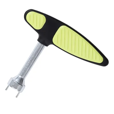 Golf Spikes Wrench Remover Tool Outdoor Golf Sport Golf Shoe Cleats Ratchet Key Handle Two Pin Shoe Spikes Remover