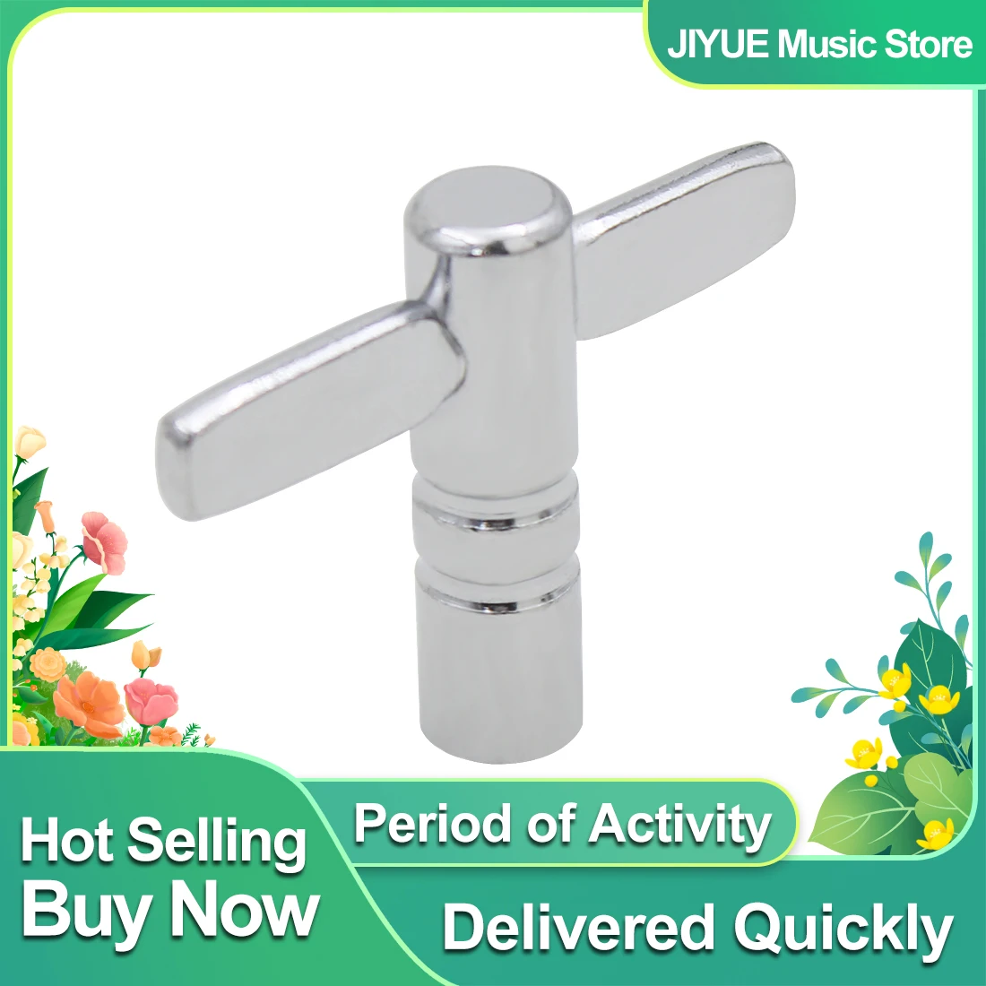 Trommel Tuning Schlüssel Metall Standard Einstellschraube T-förmigen Schlüssel Percussion Instrument Zubehör Trommel Einstellung Schlüssel Teile Image