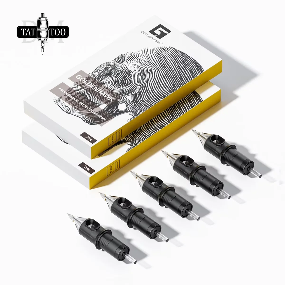 20 Stück Patrone Tattoo Nadeln 0,3mm 0,35mm Round Liner profession elle Einweg Tattoo Nadel für Tattoo Maschine Stift Image