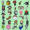 1/30 Stück lustige Tiere Hund Ente Katze Schuh Charms für Frauen Kinder PVC Pistole Hand Granate Turbine Schuh Zubehör Dekoration Pin Clog
