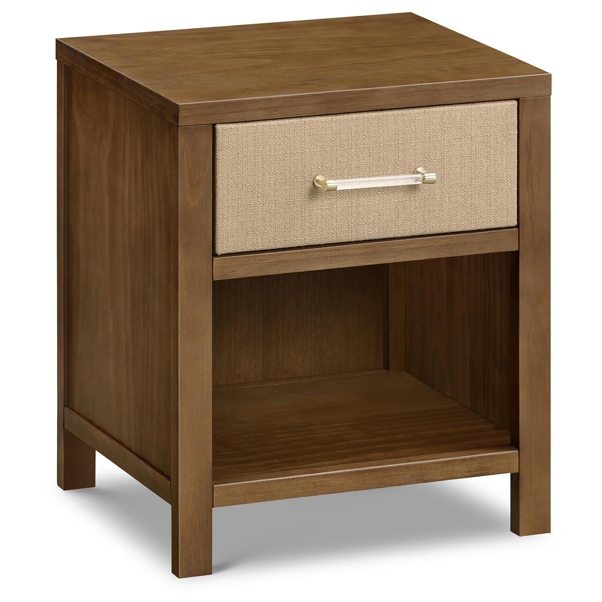 Namesake Eloise Assembled Nightstand - Natural Walnut and Performance Sand Eco-Weave
