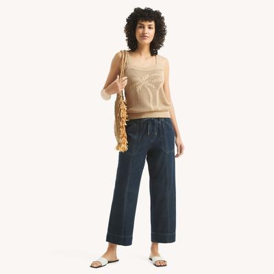 Nautica Women's Pull-On Denim Pant Admiral Blue, XS