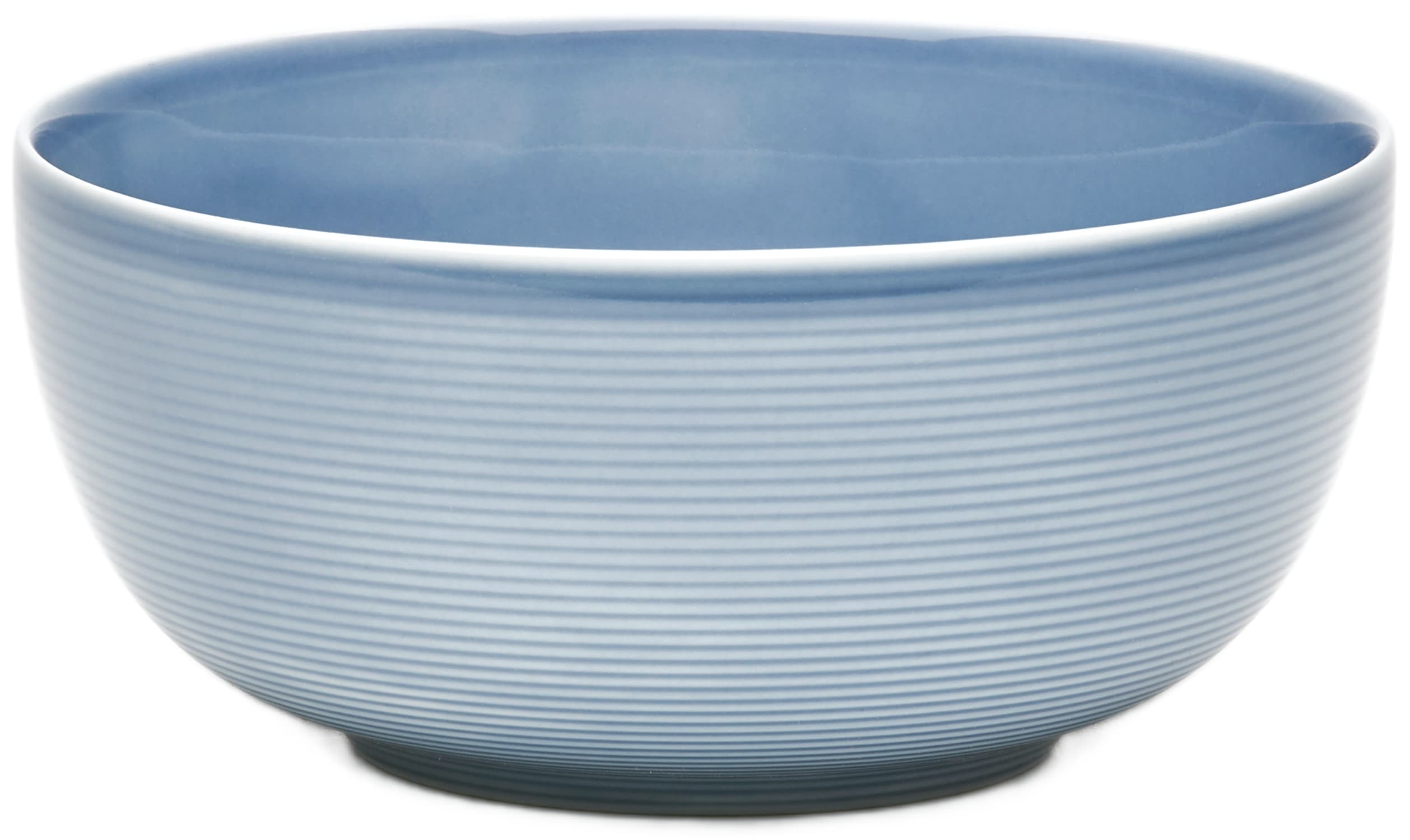 Schale VAN WELL "Jive, 16 cm, 6 Stück", blau, H:7,5cm Ø:16cm, Porzellan, Schüsseln, spülmaschinengeeignet