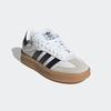 Sneaker ADIDAS ORIGINALS "SAMBA XLG KIDS", Gr. 36, weiß (cloud weiß, core schwarz, gum 3), Leder, Synthetik, sportlich, Schuhe, mit erhöhter Sohle und gepolsterter Zunge