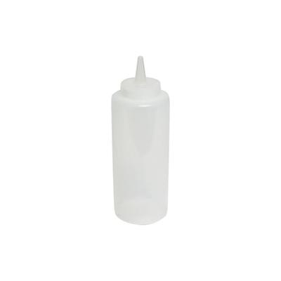 Thunder Group PLTHSB016CW 16 oz Wide Mouth Squeeze Bottle - Plastic, Clear