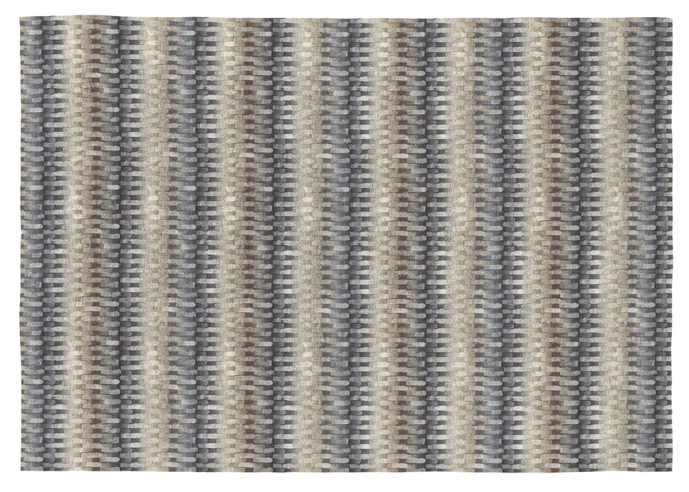 Tappeto arredo di cotone stampa digitale azzurro 160x230 cm