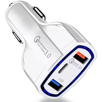 KFZ-Ladegerät Netzteil Ladekabel Adapter 7A mit Quick Charge 3.0 Schnellladefunktion, usb Typ c für Image