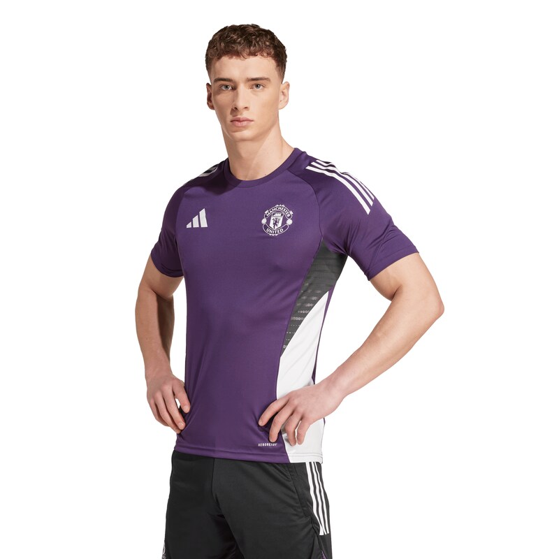 Manchester United adidas Trainingstrikot - Lila Image