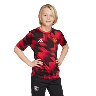 Manchester United adidas Pre Match Trikot – Rot – Kinder Image