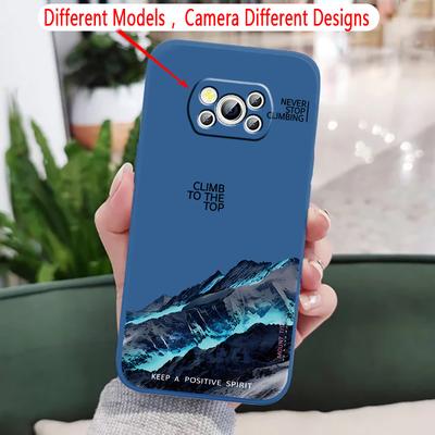 TEMU Beautiful Snow Mountain For Xiaomi Mi Poco X3 X6 X4 X5 M3 M4 M5 M5s M6 F3 F4 F5 Pro 5g Straight Edge Phone Case Phone Case Image