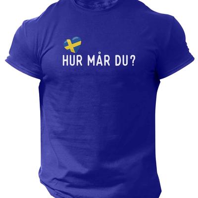 TEMU Men's Short-sleeved T-shirts With Prints For Spring And Summer In Sweden. Image