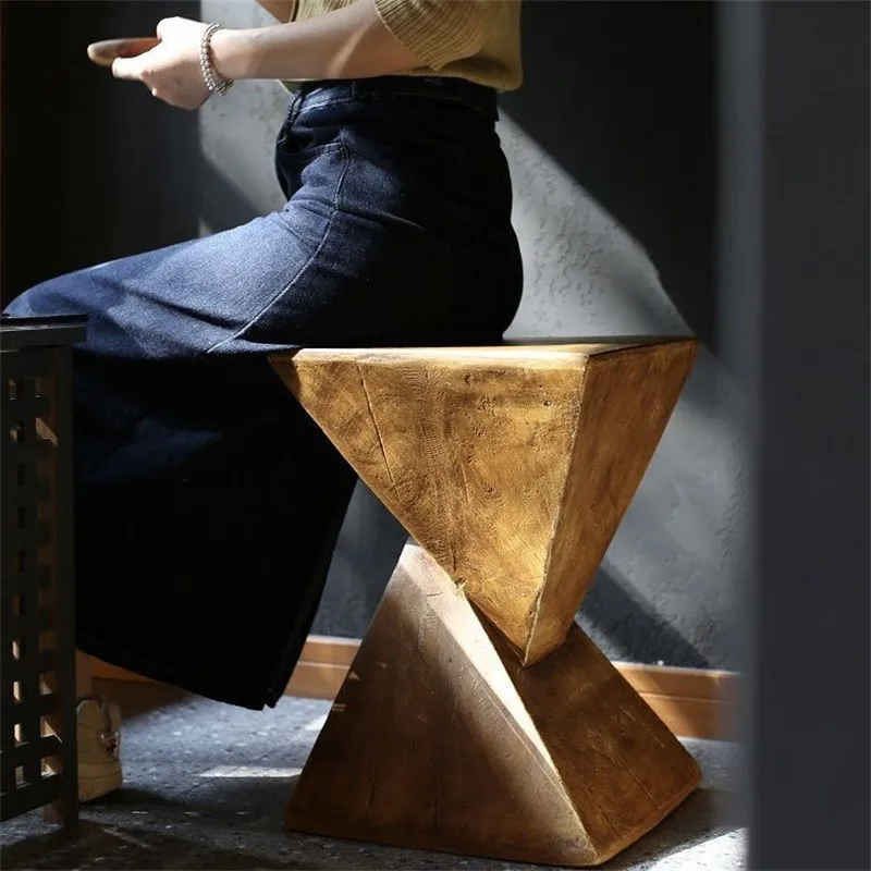 X & D nordique minimaliste oxyde de magnésium Table à thé Art chez l
