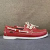 SEBAGO Herren Damen Homme Authentic Docksides Schuhe – Premium-Moc-Toe-Schnür-Bootsschuhe aus echtem Leder BF250