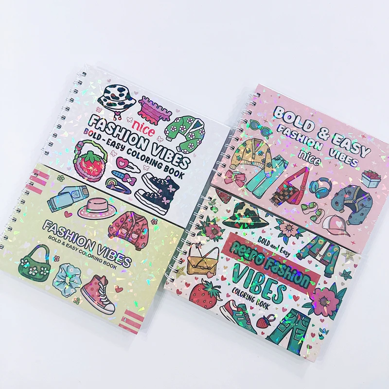 Mutige und einfache Fashion Vibes Malbuch: Stilvolle Designs zum Stressabbau für Erwachsene und Jugendliche Image