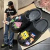 Damen Höhlen schuhe Sommer SpongeBob Baotou Sandalen ultraleichte Outdoor rutsch feste Indoor Bad Hausschuhe