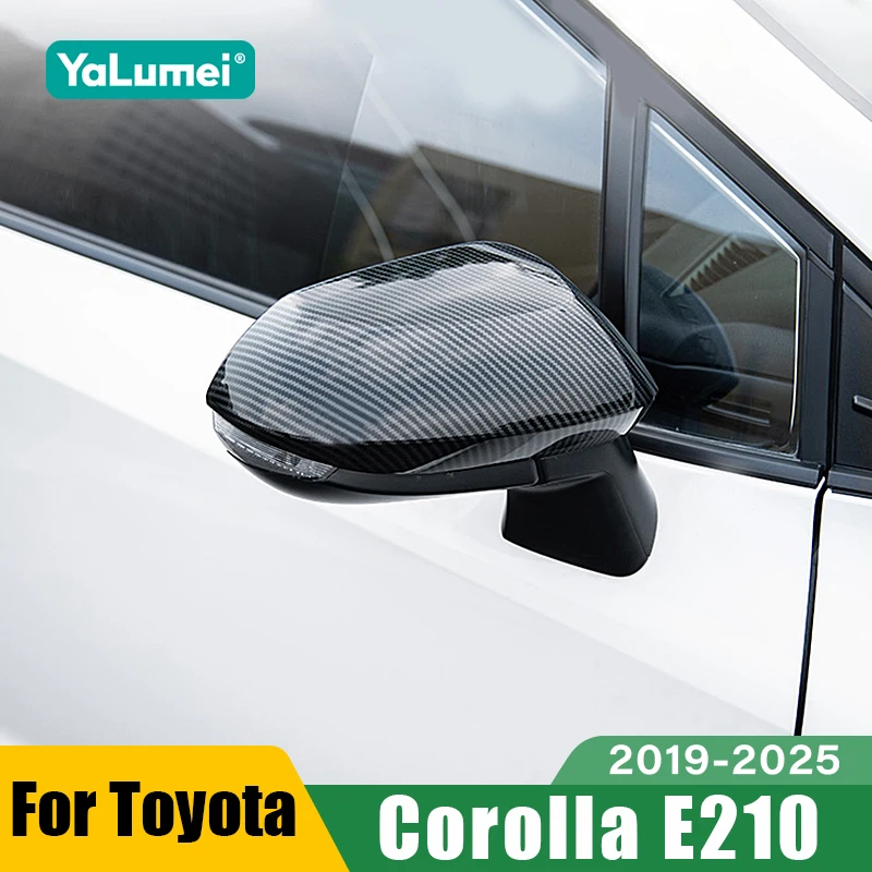 Für Toyota Corolla E210 2019 2020 2021 2022 2023 2024 2025 Hybrid Auto Seite Rückspiegel Kappe Abdeckung Shell trim Zubehör Image