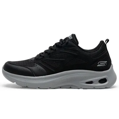Skechers Bob'Smens Series Men's Strappy Casual Shoes Running Shoes Cushioning Breathable Men's Fitness Training Shoes 118077-Blk