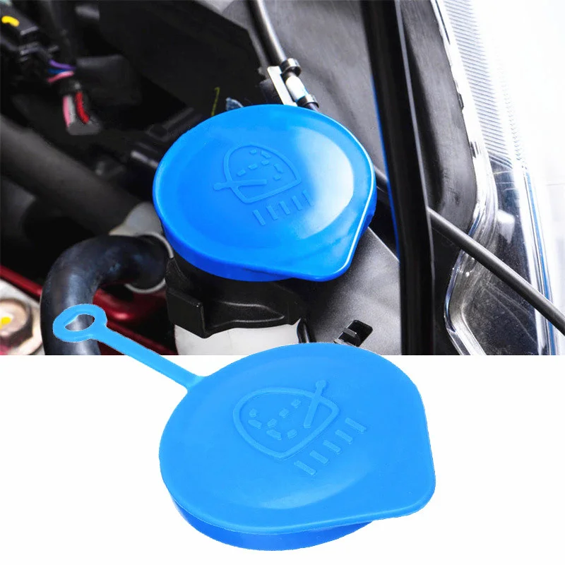 1/2PCS Auto Scheibenwischer Waschflüssigkeit Reservoir Tankdeckel Blau für Honda CRV Civic Accord Fit CITY Glas wasserkocher Deckel Image