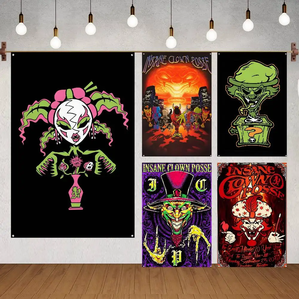 I-Insane C-Clown Posse Band Flagge Benutzerdefinierte Flaggen Wandbehang Wandteppich Outdoor Dekorative Flagge Hintergrund Decke Image