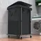 40 Gal(150L) High Grade Large Laundry Basket with Wheels, Rolling Laundry Hamper, Laundry Cart with Metal Frame and Removable Ba