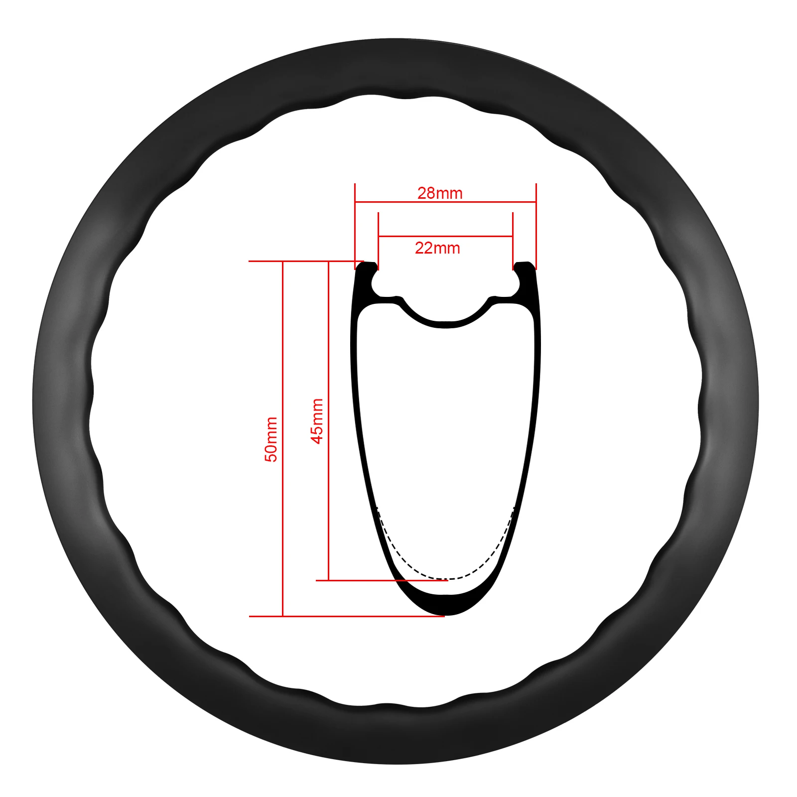 5045mm Neue 700C Carbon Faser Fahrrad Disc bremse Räder 24 Löcher Welle Geformt Carbon Schnalle Fahrrad Räder Straße fahrrad Räder