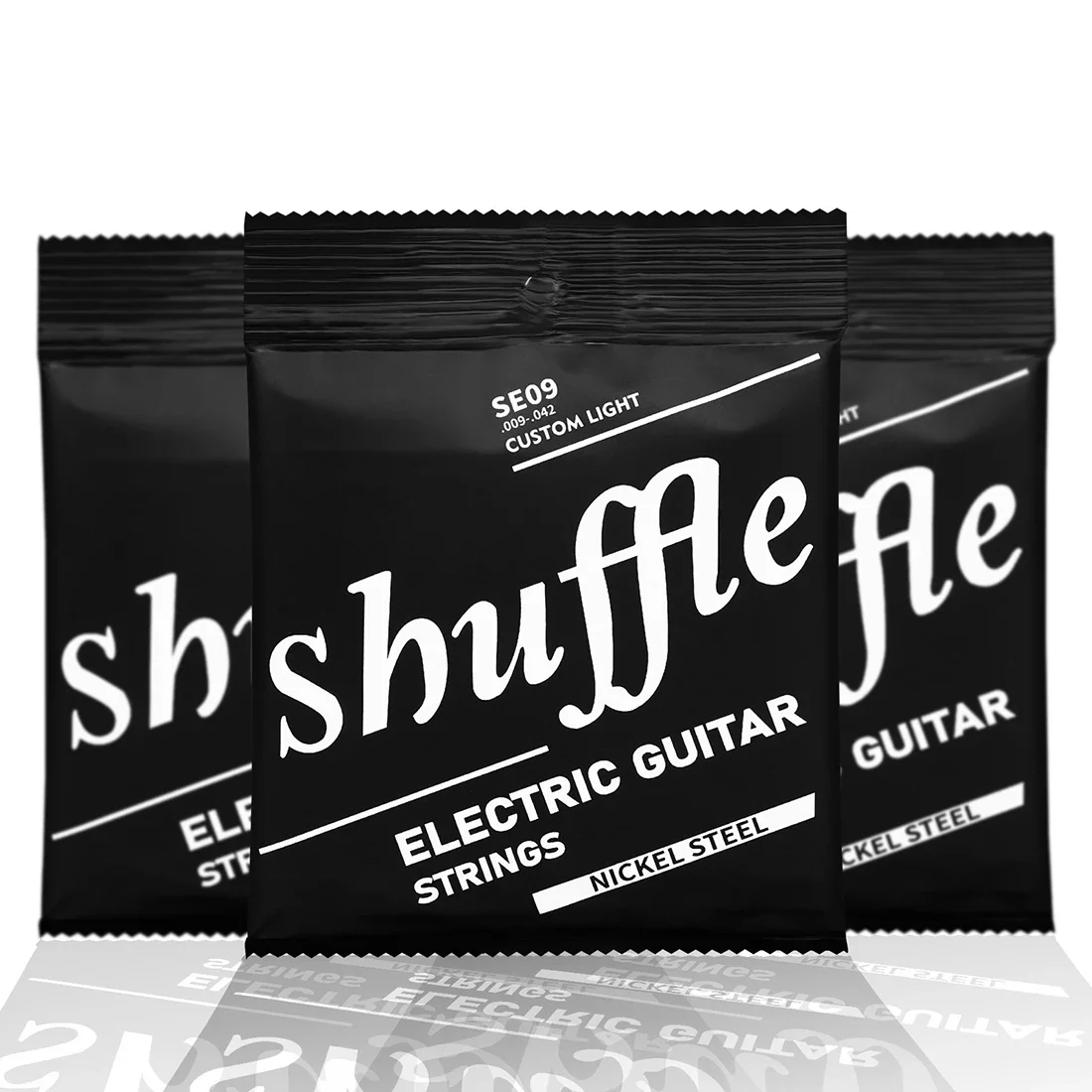 Shuffle Se09 E-Gitarren saiten High Carbon Stahl kern Nickel Stahl Wicklung Gitarren saiten Gitarren teile & Zubehör Image