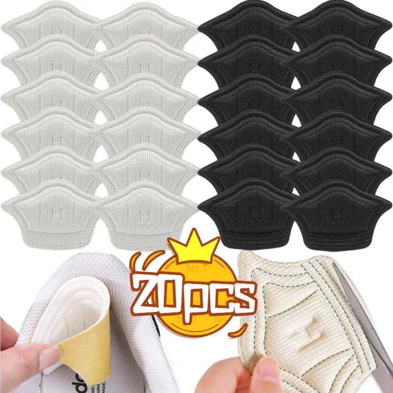 2/20 stücke Fuß Pads für Schuhe Patch Ferse Pads Für Sport Schuhe Zu Große Reduzieren Größe Füllstoff Einsatz Ferse protektoren Aufkleber Schuhe Pad