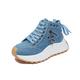 Women's Platform Fashion Sneakers Y2K Cute Lightweight Breathable Height Increasing Comfort Walking Trainers Blue5.5