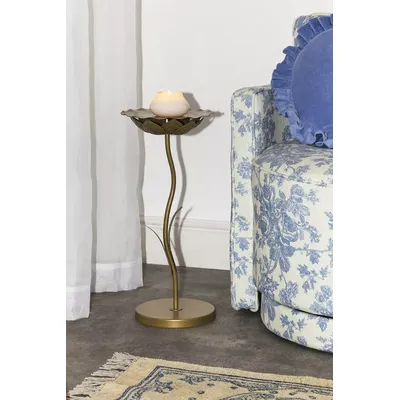 Daisy Side Table - Gold 39cm x 38cm x 56cm at Urban Outfitters