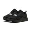 Sneaker PUMA "SOFTRIDE WIRED 2 JR", Gr. 37, schwarz-weiß (puma schwarz, puma weiß), Textil, sportlich, Schuhe