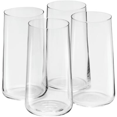Longdrinkglas VAN WELL "Ava, Longdrinkgläser 55,0 cl, 4 Stück", transparent, H:15,90cm Ø:8,40cm, Kristallglas, Trinkgefäße, Geschenkkarton mit Sichtfenster, spülmaschinengeeignet Image