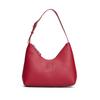 Schultertasche TOMMY JEANS "TJW MUST SHOULDER BAG", Damen, Gr. B/H/T: 27cm x 23,5cm x 7,5cm, rot, Lederimitat, unifarben, Taschen, Damen Umhängetasche, Abendtasche mit Logo-Schriftzug