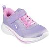 Sneaker SKECHERS "WAVE 92", Kinder, Gr. 27, lila (lavendel), Textil, Glitzer, sportlich, Schuhe