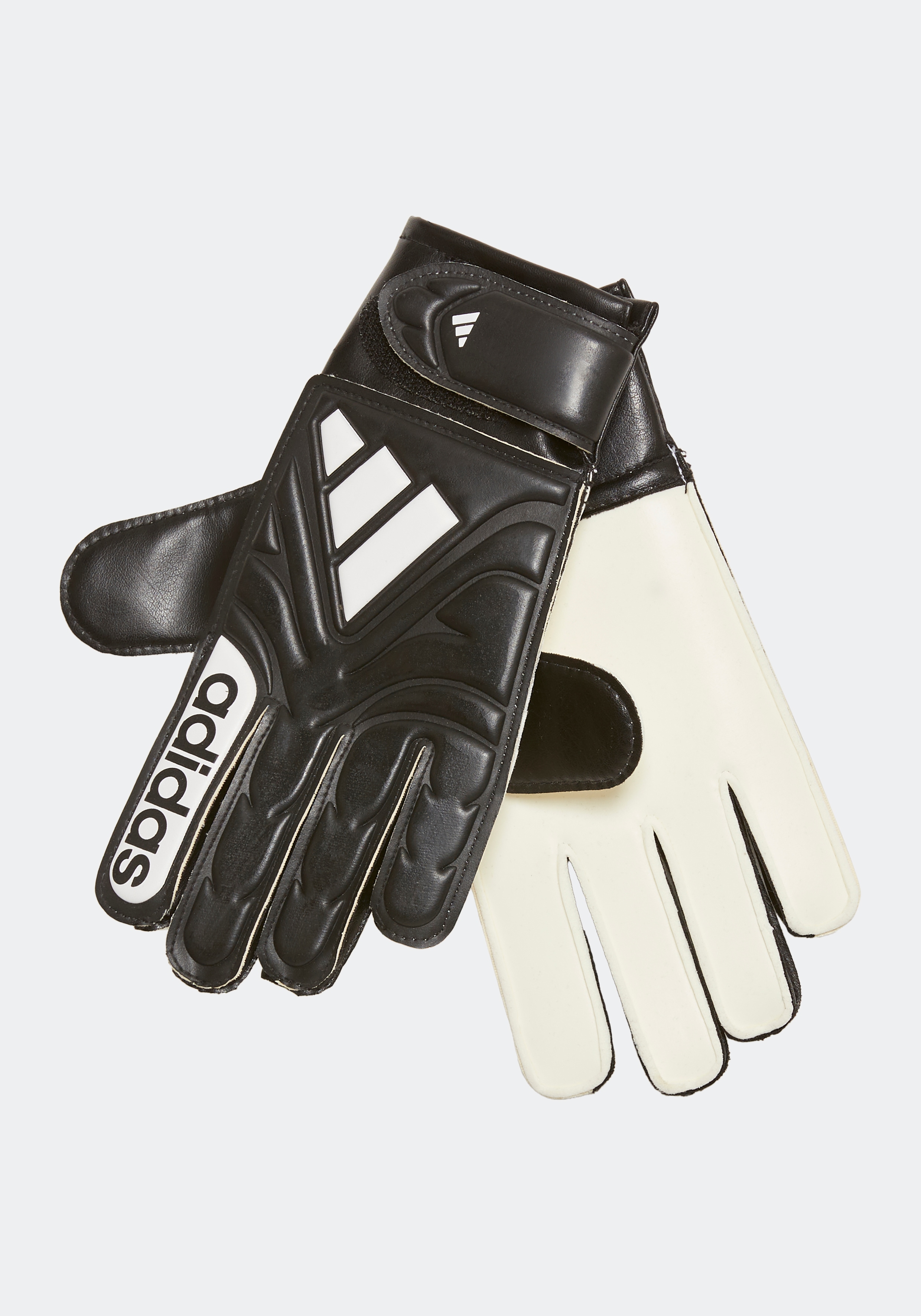 Torwarthandschuhe ADIDAS PERFORMANCE "COPA GL CLB J", Herren, Gr. 4, schwarz-weiß (schwarz, weiß), Obermaterial: 100% EVA, Sportlich, Handschuhe
